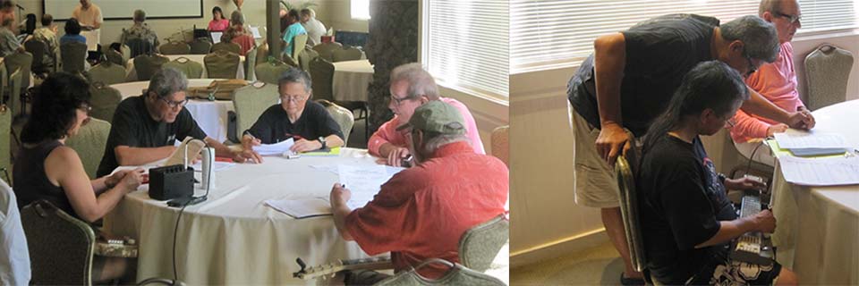 Alan Akaka with camp participants